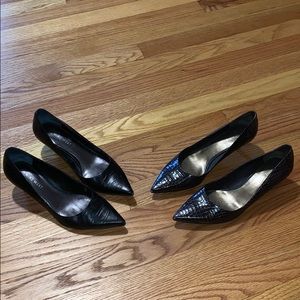 Pair of Nine West Low Heel Pumps Size 5